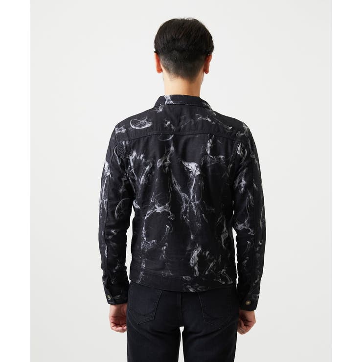 《日本製》20th FACTOTUMコラボ スモーク柄デニムジャケット | MICHEL KLEIN HOMME | 詳細画像7 