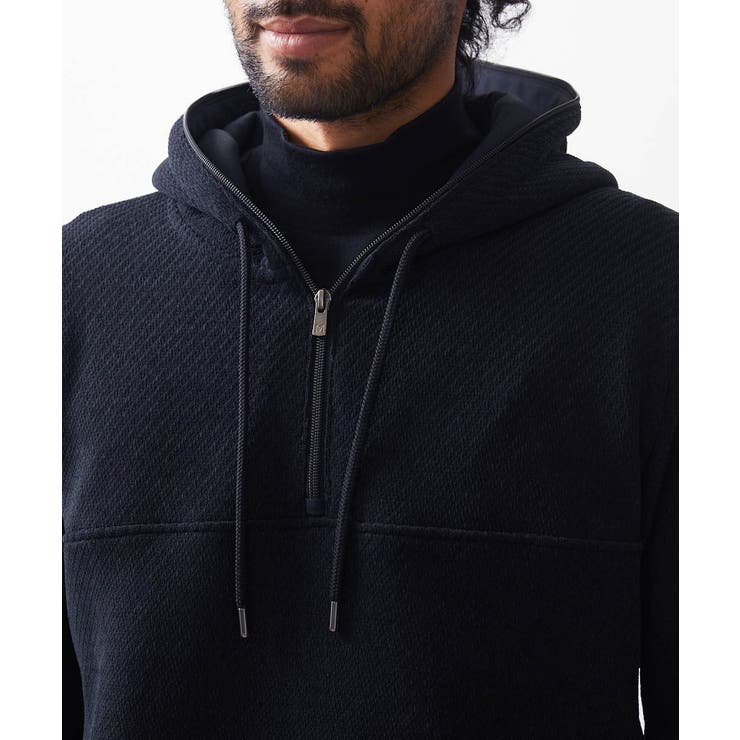 《日本製》モールZIPプルオーバーパーカー | MICHEL KLEIN HOMME | 詳細画像10 