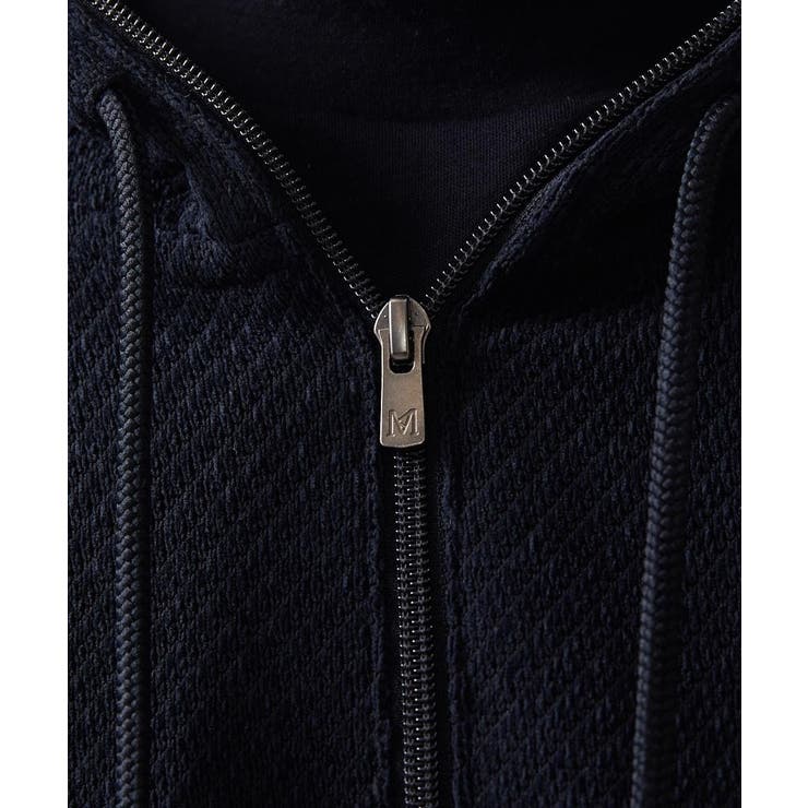 《日本製》モールZIPプルオーバーパーカー | MICHEL KLEIN HOMME | 詳細画像14 