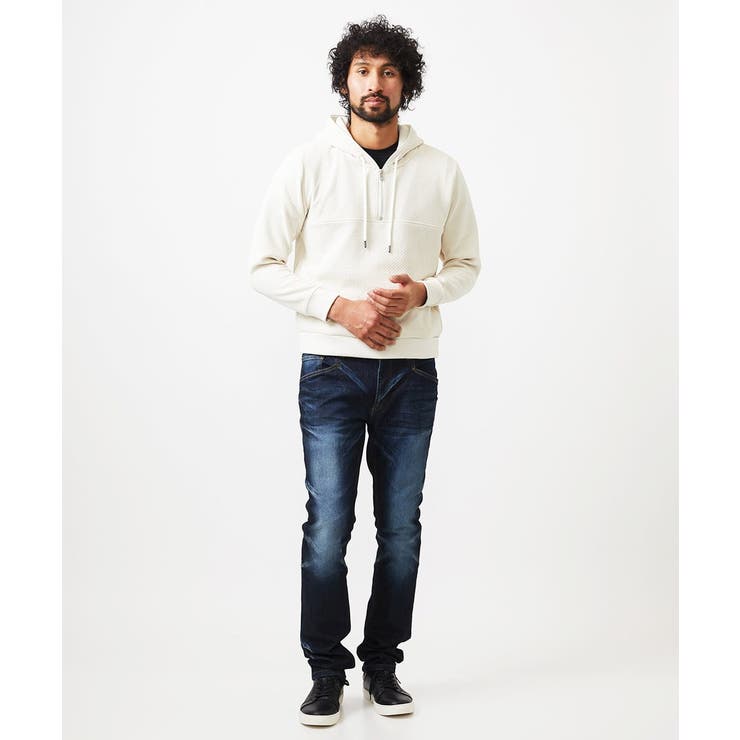 《日本製》モールZIPプルオーバーパーカー | MICHEL KLEIN HOMME | 詳細画像6 