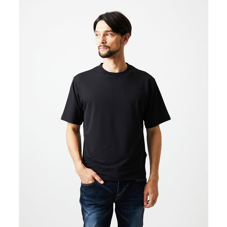 ブラック | 【セットアップ】SUPERGAコラボクルーネックカットソー | MICHEL KLEIN HOMME