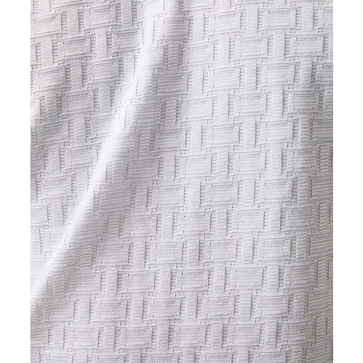 《日本製》レンガ柄Vネック長袖カットソー | MICHEL KLEIN HOMME | 詳細画像10 