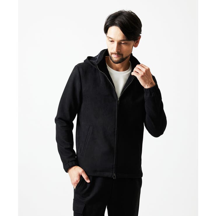 【セットアップ】スエード調パーカーブルゾン | MICHEL KLEIN HOMME | 詳細画像6 