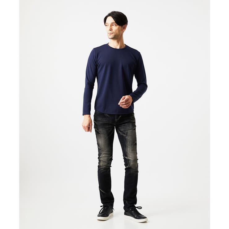 クルーネック長袖カットソー | MICHEL KLEIN HOMME | 詳細画像2 