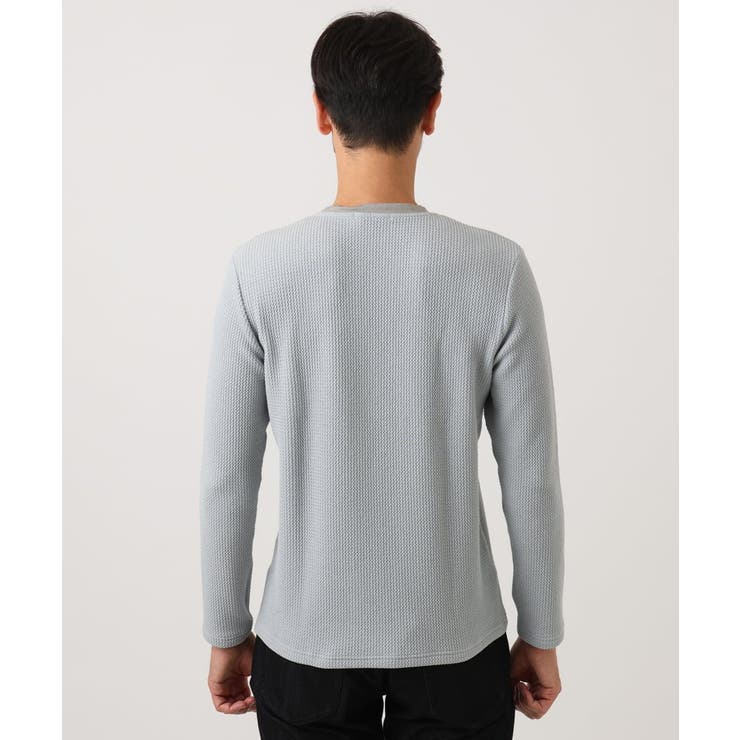 ウェーブジャージクルーネック長袖カットソー | MICHEL KLEIN HOMME | 詳細画像4 