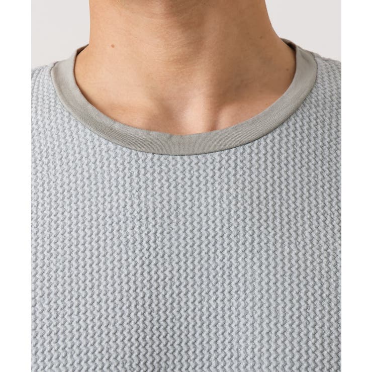 ウェーブジャージクルーネック長袖カットソー | MICHEL KLEIN HOMME | 詳細画像5 