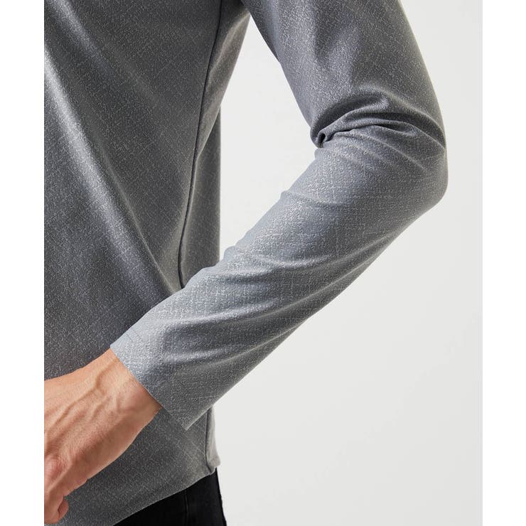 《日本製》バイアスチェック柄Vネックカットソー | MICHEL KLEIN HOMME | 詳細画像6 