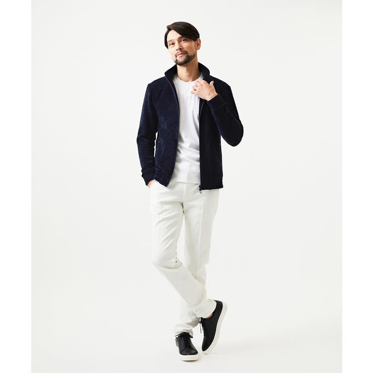 スタンドカラーモールニットカーディガン | MICHEL KLEIN HOMME | 詳細画像2 