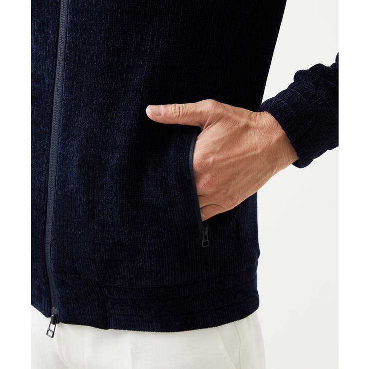 スタンドカラーモールニットカーディガン | MICHEL KLEIN HOMME | 詳細画像8 