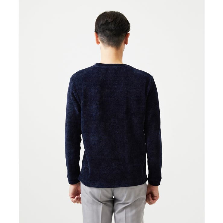 クルーネックモールニット | MICHEL KLEIN HOMME | 詳細画像4 