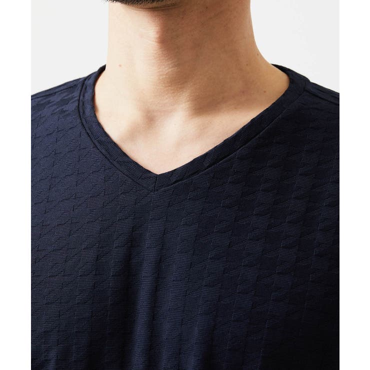 チドリ柄Vネックカットソー | MICHEL KLEIN HOMME | 詳細画像5 