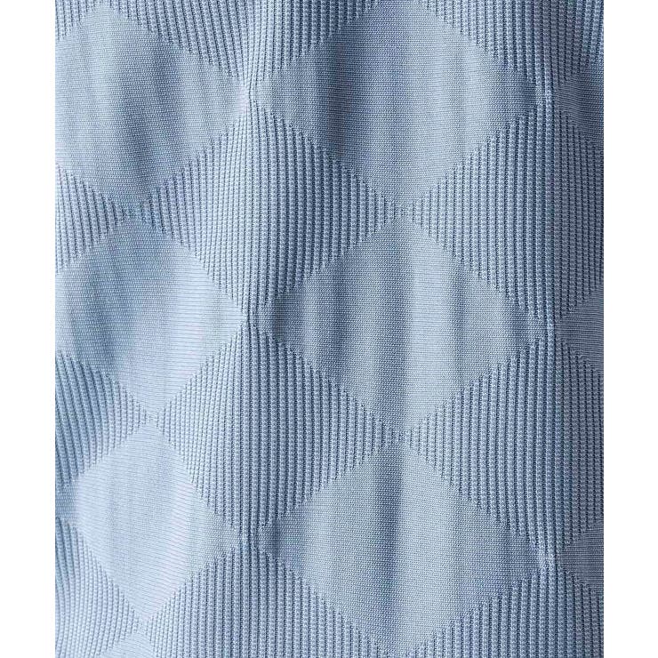 アーガイル柄Vネック半袖カットソー | MICHEL KLEIN HOMME | 詳細画像3 