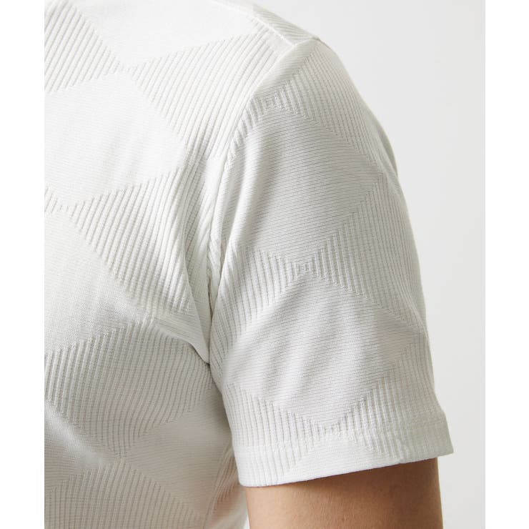 アーガイル柄Vネック半袖カットソー | MICHEL KLEIN HOMME | 詳細画像8 