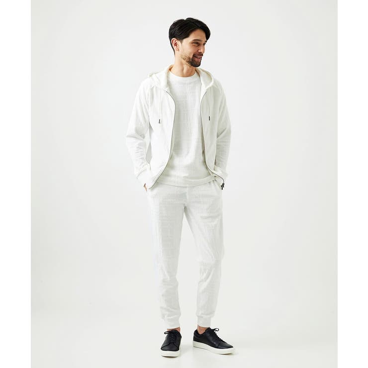 【セットアップ】ジャカードジップアップパーカー | MICHEL KLEIN HOMME | 詳細画像5 