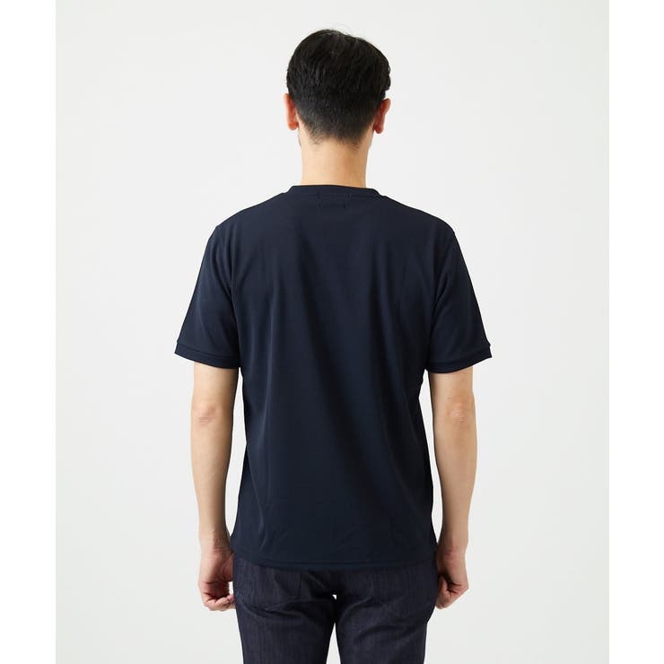 《日本製》キーネック半袖カットソー | MICHEL KLEIN HOMME | 詳細画像4 
