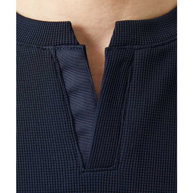 《日本製》キーネック半袖カットソー | MICHEL KLEIN HOMME | 詳細画像6 