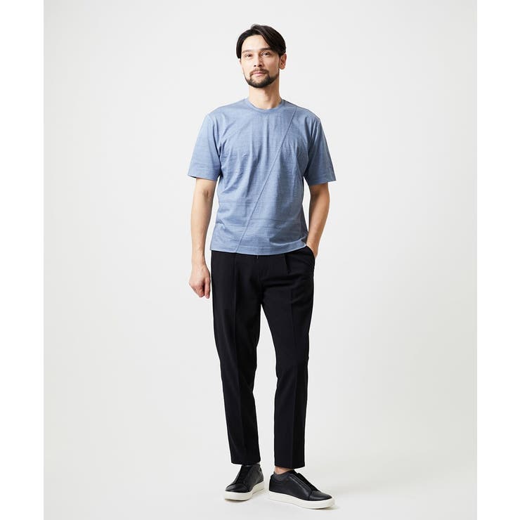 切り替えクルーネック半袖カットソー | MICHEL KLEIN HOMME | 詳細画像2 