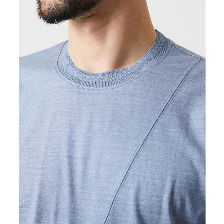 切り替えクルーネック半袖カットソー | MICHEL KLEIN HOMME | 詳細画像5 