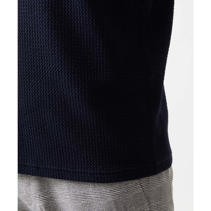 キーネックウェーブ半袖カットソー | MICHEL KLEIN HOMME | 詳細画像7 