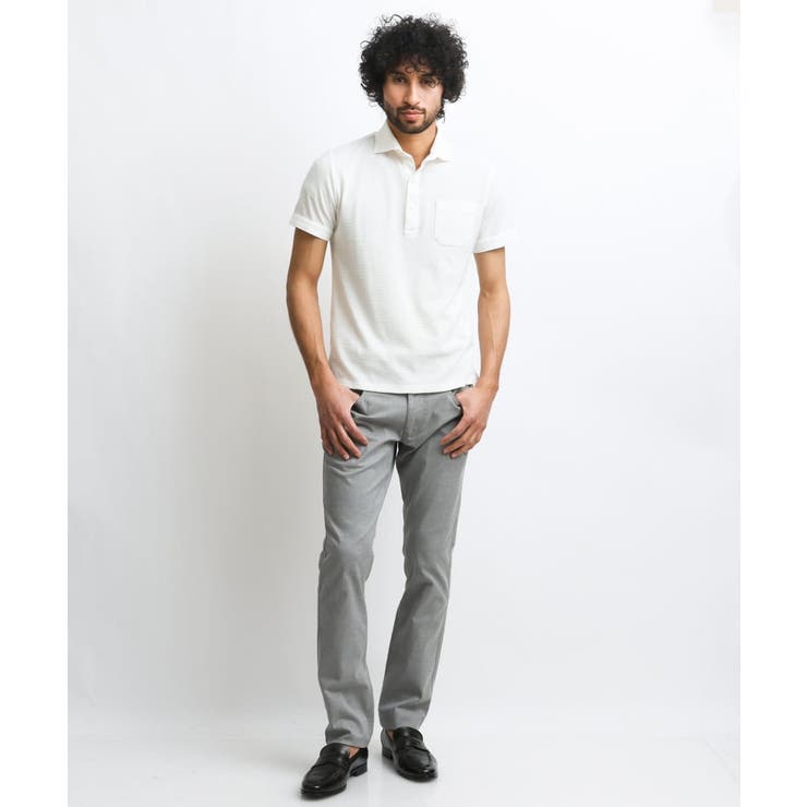 【2023年モデル】《日本製》格子柄リンクス半袖ポロシャツ | MICHEL KLEIN HOMME | 詳細画像20 