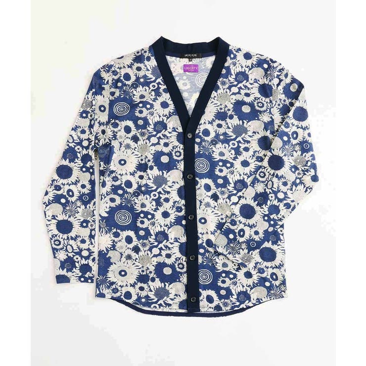 《日本製》フラワー柄プリントカーディガン | MICHEL KLEIN HOMME | 詳細画像12 