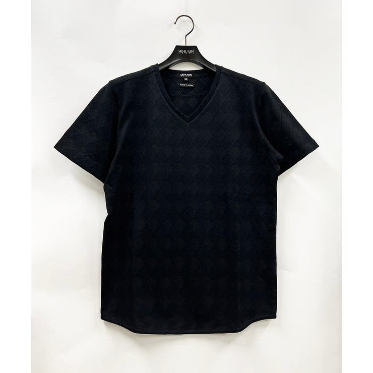 《日本製》ダイヤ柄半袖カットソー 24SS | MICHEL KLEIN HOMME | 詳細画像9 