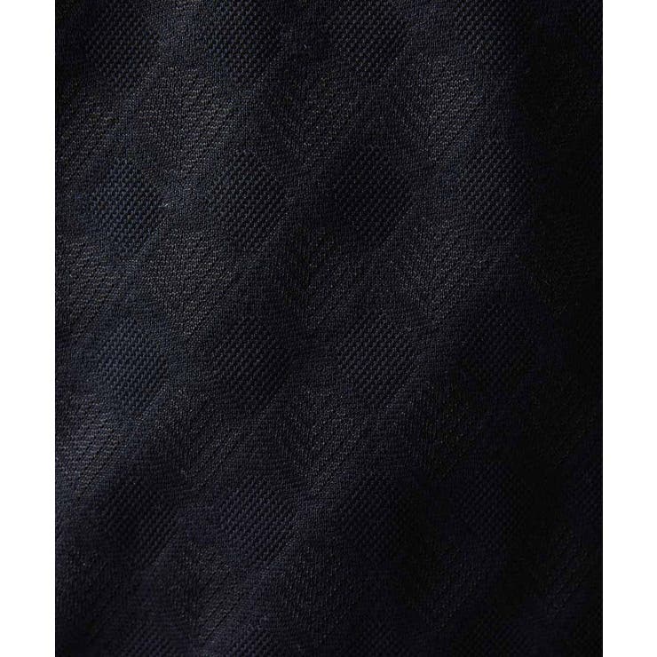 《日本製》ダイヤ柄半袖ポロシャツ | MICHEL KLEIN HOMME | 詳細画像15 