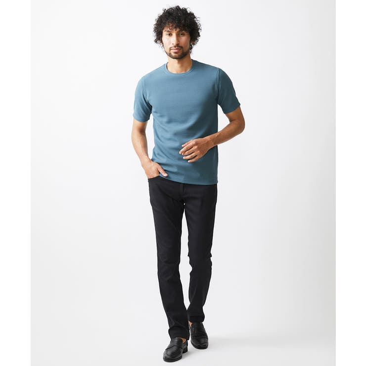 《日本製》ワッフル半袖カットソー | MICHEL KLEIN HOMME | 詳細画像2 