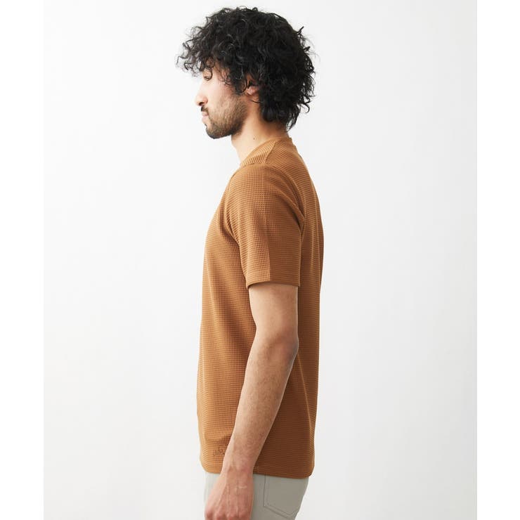 《日本製》ワッフル半袖カットソー | MICHEL KLEIN HOMME | 詳細画像7 