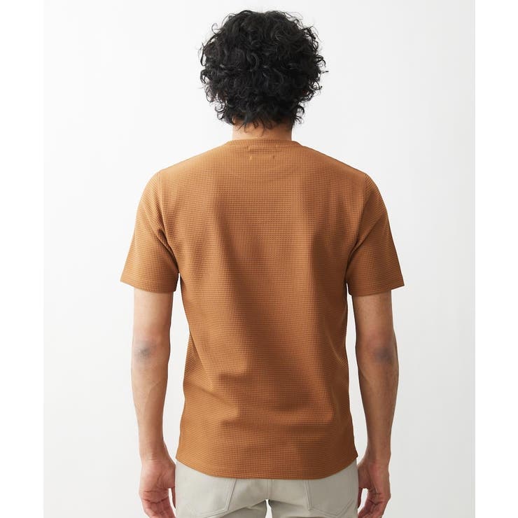 《日本製》ワッフル半袖カットソー | MICHEL KLEIN HOMME | 詳細画像8 