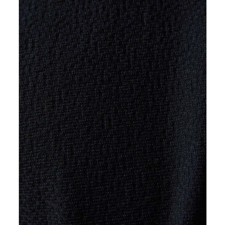 《日本製》モザイク柄ジップアップポロシャツ | MICHEL KLEIN HOMME | 詳細画像11 