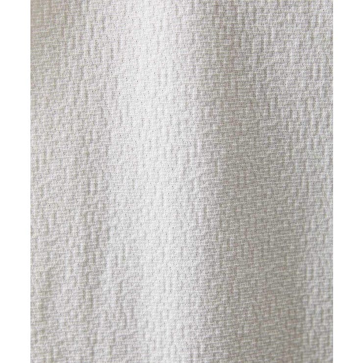 《日本製》モザイク柄ジップアップポロシャツ | MICHEL KLEIN HOMME | 詳細画像9 