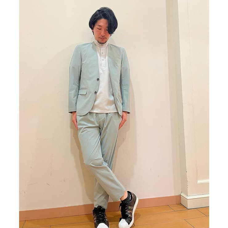 マークアンドロナ スタンドカラーシャツ スタンドカラーポロシャツ （カットソー）｜MICHEL KLEIN HOMME