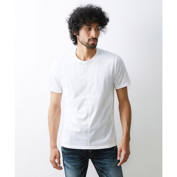 ホワイト(90) | 《日本製》BODY MAKE クルーネックカットソー | MICHEL KLEIN HOMME