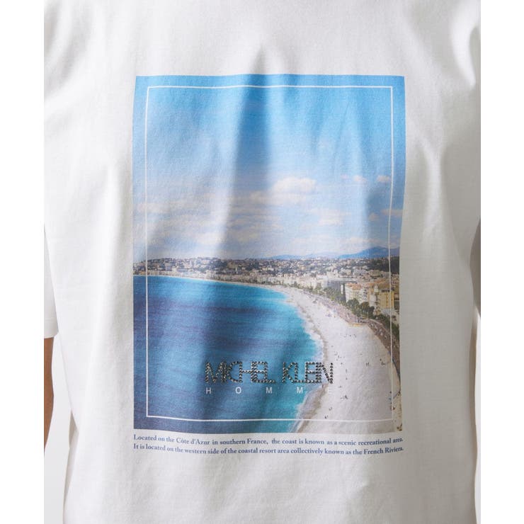 プリント半袖カットソー | MICHEL KLEIN HOMME | 詳細画像11 