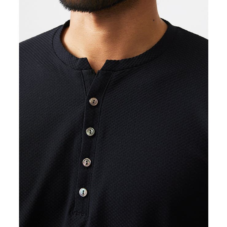 ヘンリーネック半袖カットソー | MICHEL KLEIN HOMME | 詳細画像12 