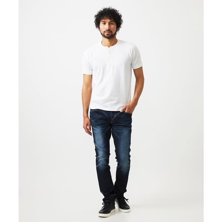 ヘンリーネック半袖カットソー | MICHEL KLEIN HOMME | 詳細画像5 