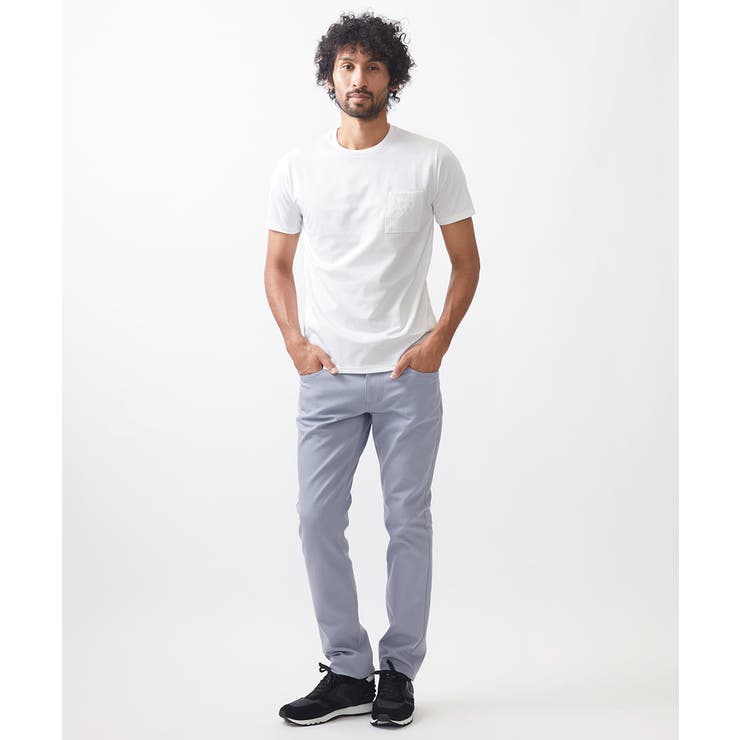 《日本製》ポケット付きクルーネック半袖カットソー | MICHEL KLEIN HOMME | 詳細画像11 