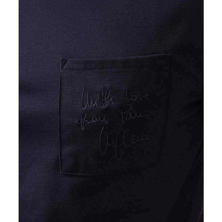 《日本製》ポケット付きクルーネック半袖カットソー | MICHEL KLEIN HOMME | 詳細画像15 