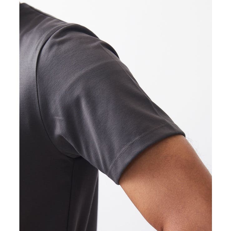 《日本製》ポケット付きクルーネック半袖カットソー | MICHEL KLEIN HOMME | 詳細画像8 