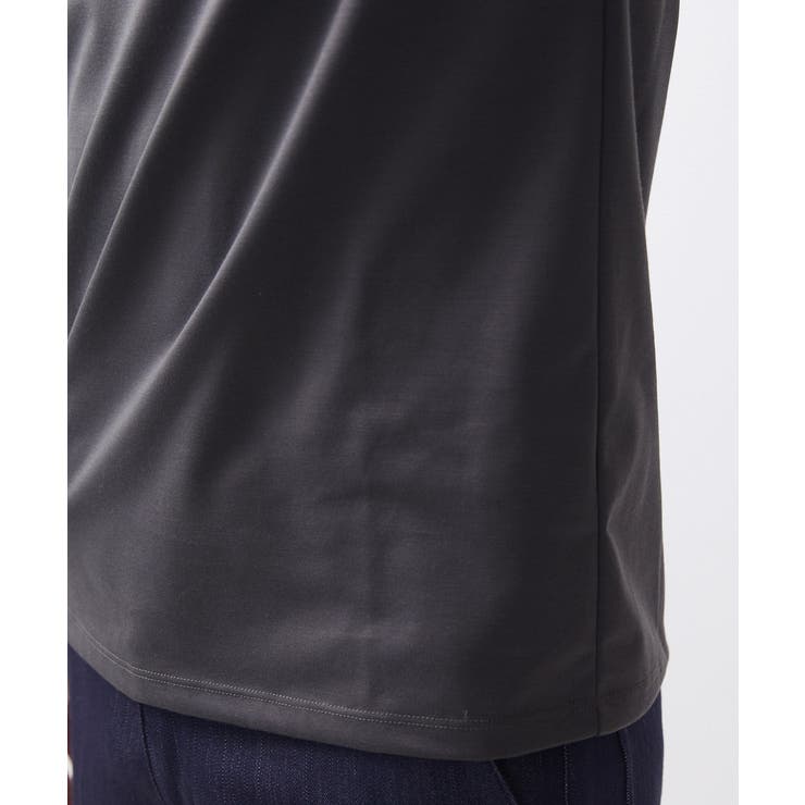 《日本製》ポケット付きクルーネック半袖カットソー | MICHEL KLEIN HOMME | 詳細画像9 