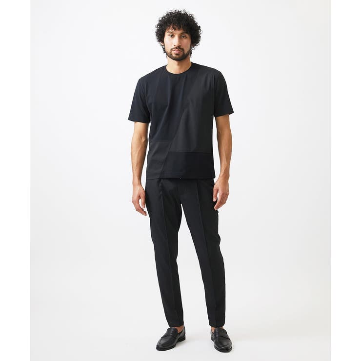 【セットアップ】切り替えクルーネック半袖カットソー | MICHEL KLEIN HOMME | 詳細画像5 