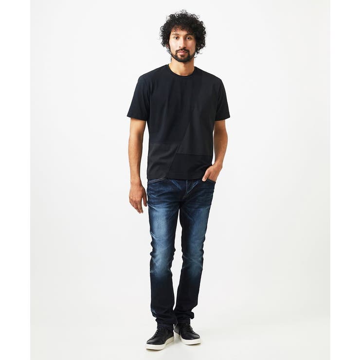 【セットアップ】切り替えクルーネック半袖カットソー | MICHEL KLEIN HOMME | 詳細画像7 