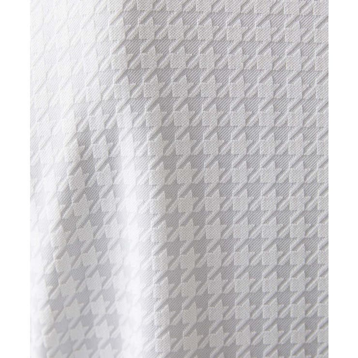 千鳥柄ジャガード半袖ポロシャツ | MICHEL KLEIN HOMME | 詳細画像8 