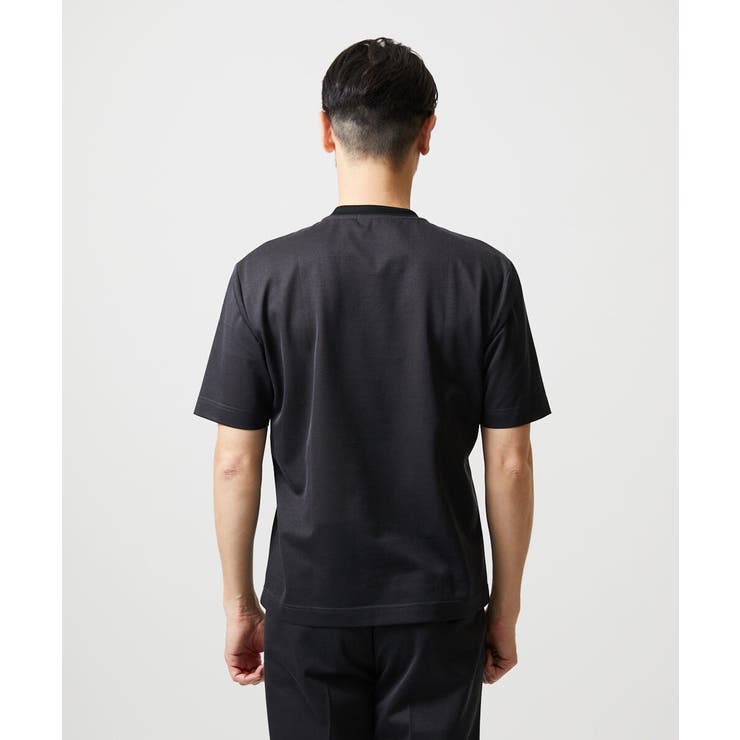 【セットアップ】ジャージークルーネック半袖カットソー | MICHEL KLEIN HOMME | 詳細画像4 