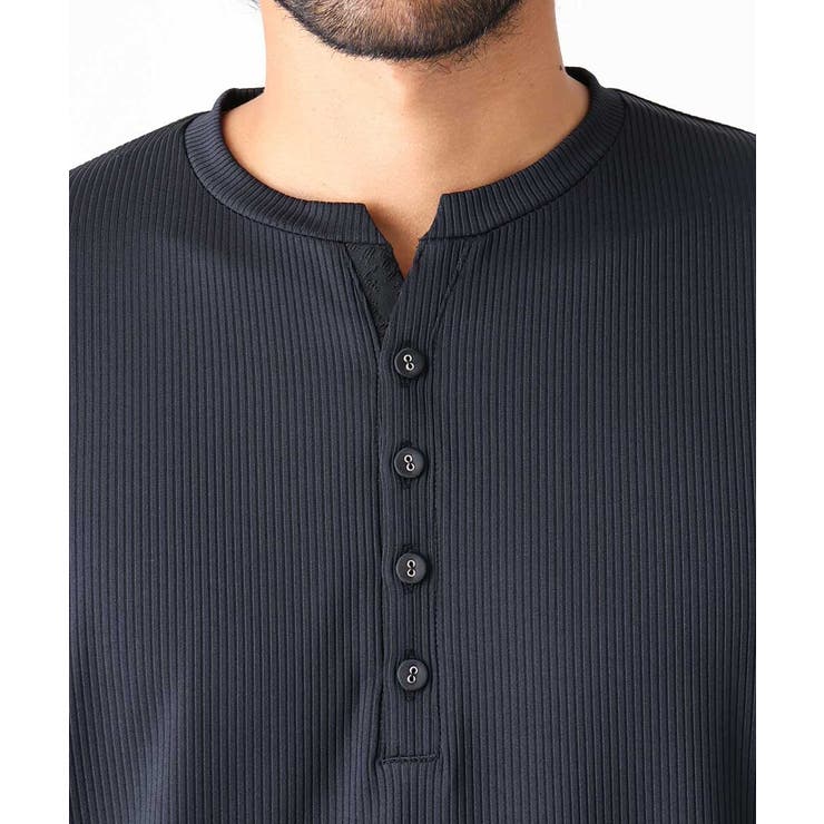 ヘンリーネックプリーツ半袖カットソー | MICHEL KLEIN HOMME | 詳細画像10 