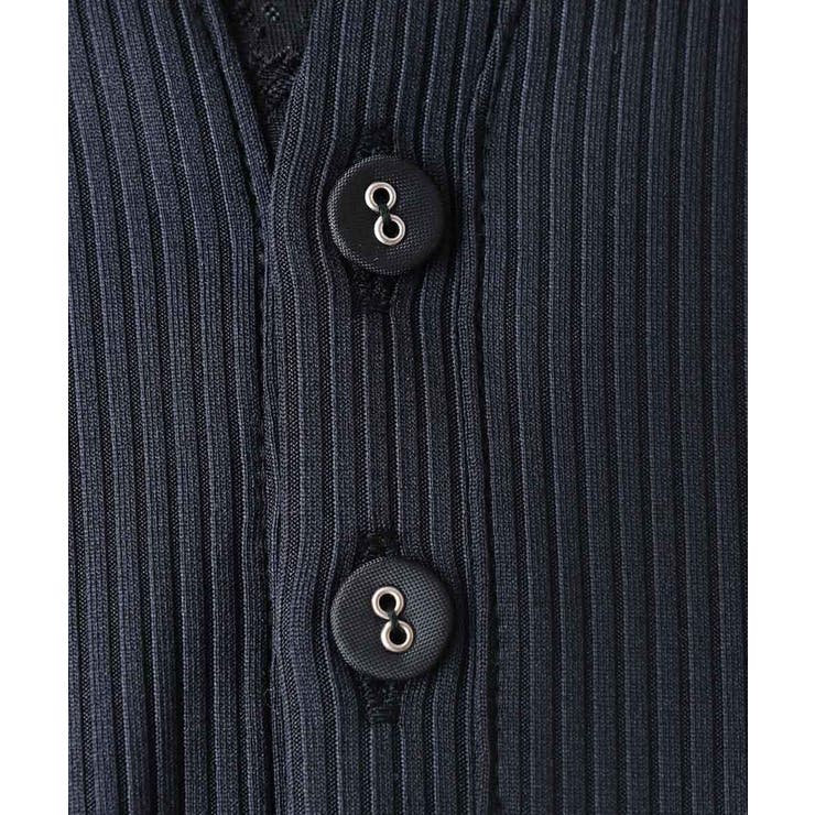 ヘンリーネックプリーツ半袖カットソー | MICHEL KLEIN HOMME | 詳細画像14 