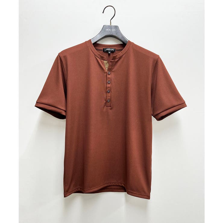 ヘンリーネックプリーツ半袖カットソー | MICHEL KLEIN HOMME | 詳細画像4 