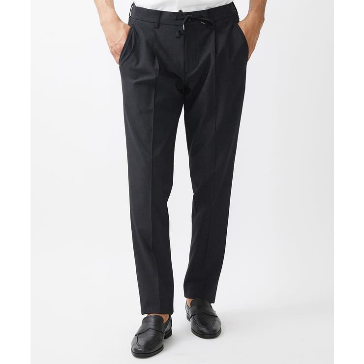 ブラック(94) | 総柄スラックスパンツ セットアップ | MICHEL KLEIN HOMME