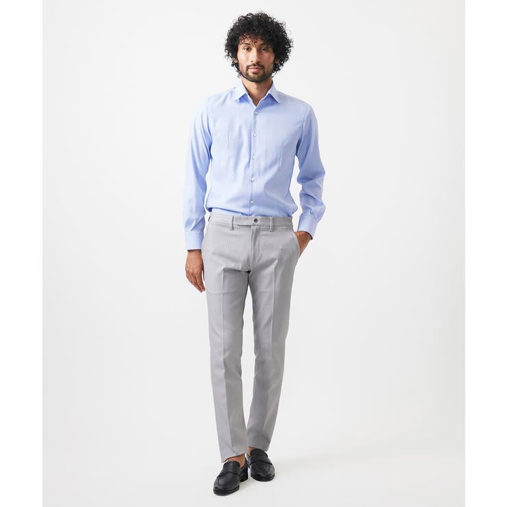 【撥水】プレビアへリンボンスラックスパンツ | MICHEL KLEIN HOMME | 詳細画像11 